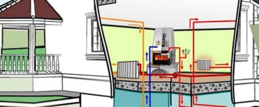 Печь-камин с водяным контуром как самый универсальный вариант отопления фото