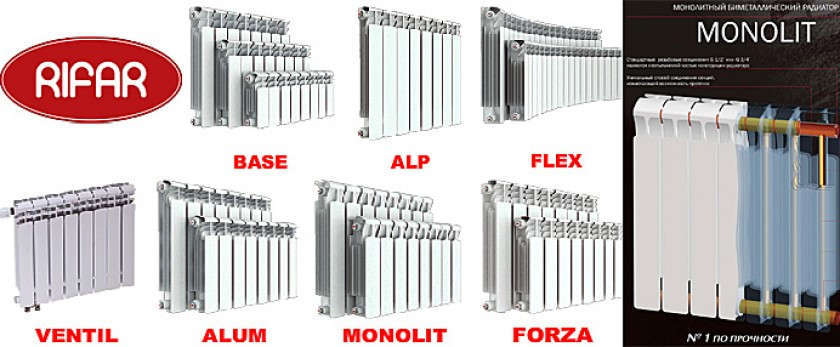 Радиаторы отопления Рифар: преимущества модельного ряда