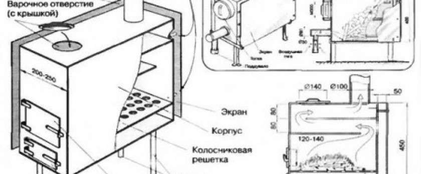 Секреты изготовления буржуйки своими руками: самые лучшие решения для дачи и гаража